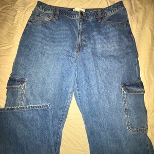 Jean cargos from Fashion Nova